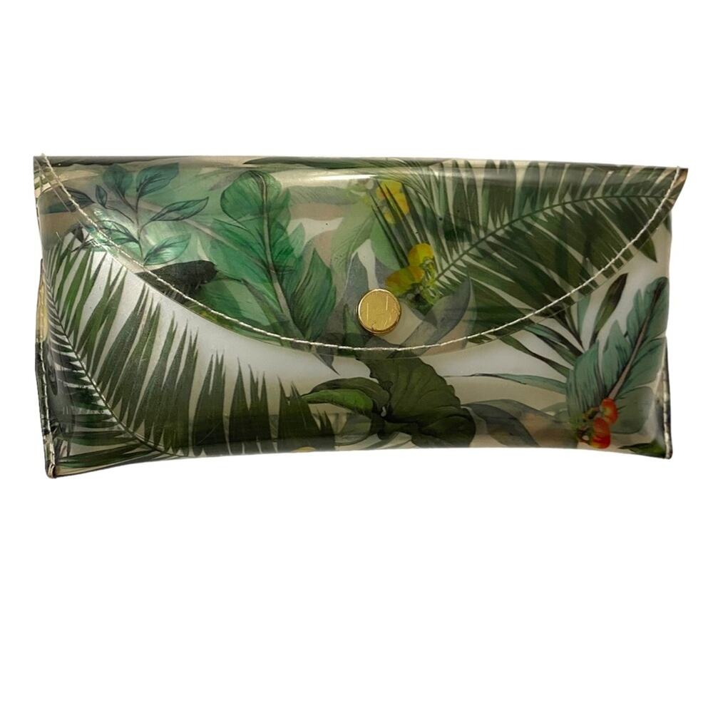 H&M Plastic Tropical Sunglasses Case Coastal Beach Vacation Summer